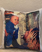Load image into Gallery viewer, Custom Sequin Pillow