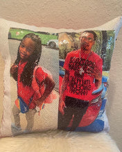 Load image into Gallery viewer, Custom Sequin Pillow