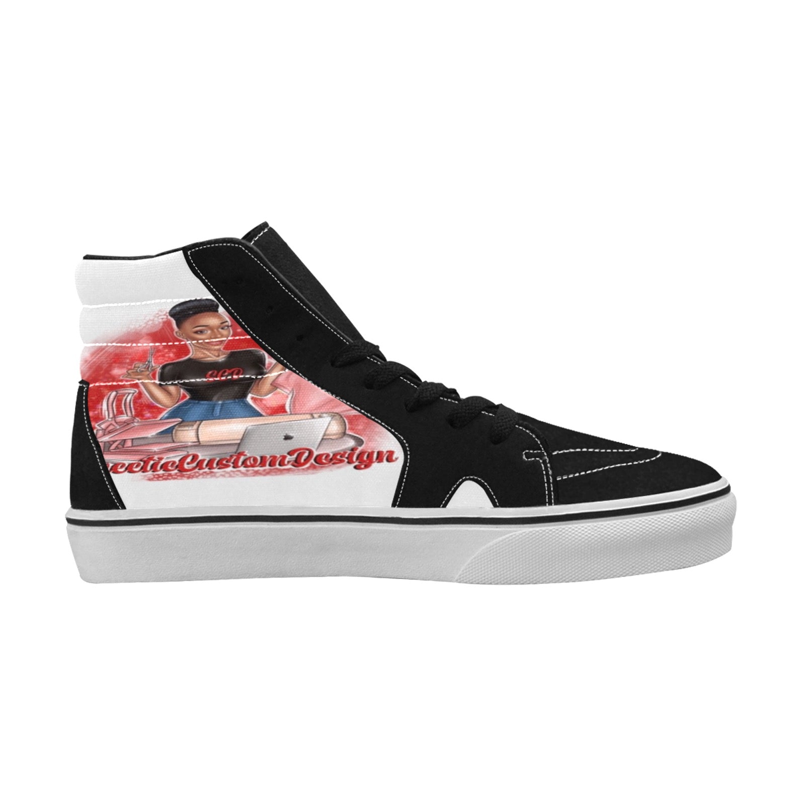 Custom Vans Women/Men High Top (unisex) – SweetieCustomDesign